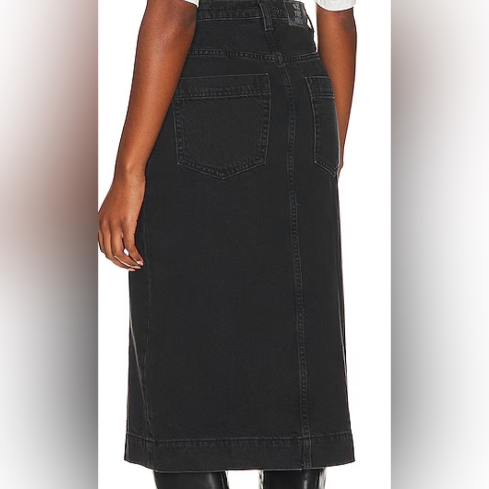 NWOT Free People We the Free Wild Roses Midi Skirt Black Size 27 - Picture 3 of 16
